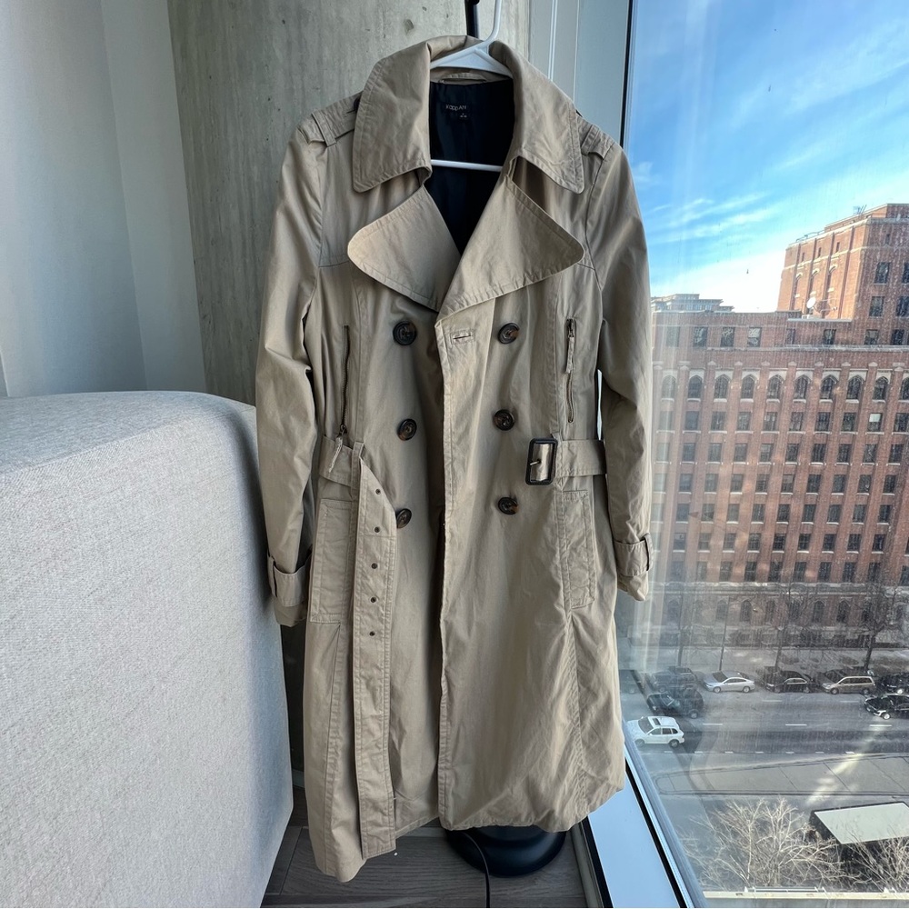 NWOT Kappa Ahl Tan Trench Coat